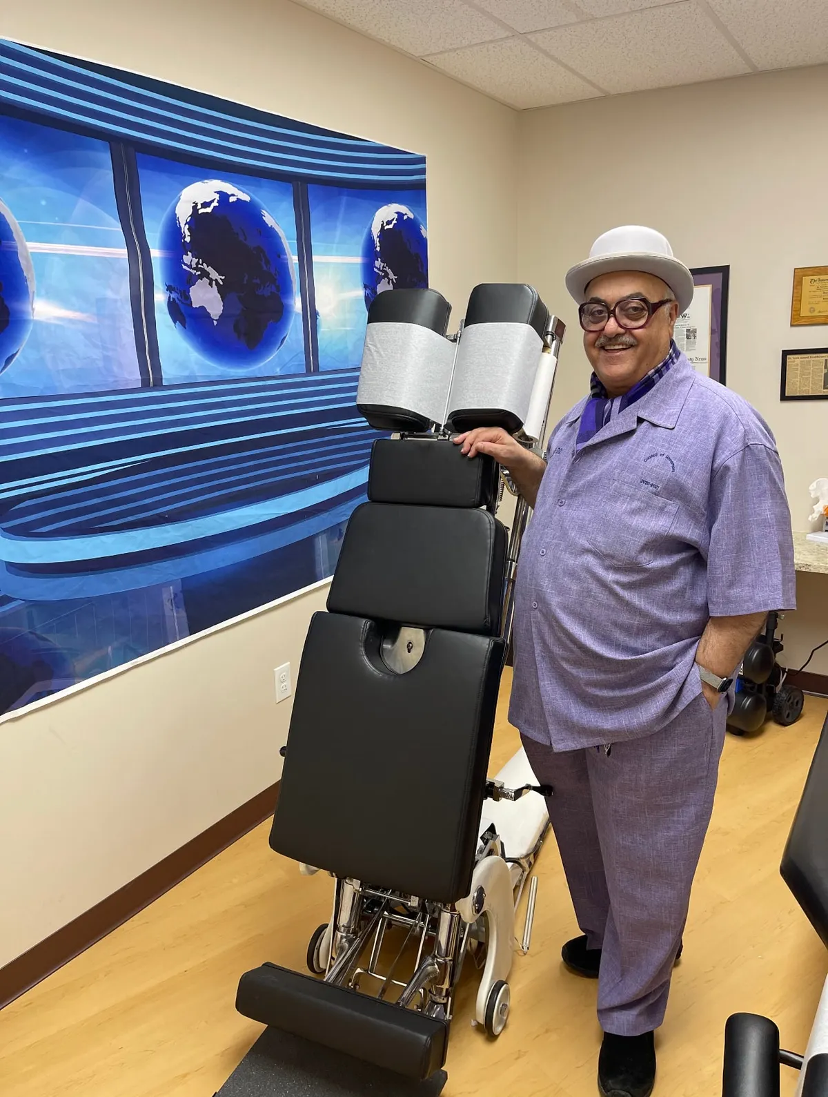 Dr. Sami Makhoul at the Makhoul Chiropractic office in Dearborn